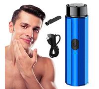 Maquinilla de afeitar eléctrica de viaje recargable,Maquinilla de afeitar eléctrica lavable para hombre | Afeitadora de lámina de tamaño de bolsillo móvil, afeitadora de barba recargable por Jimtuze
