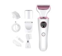 Maquinilla de afeitar eléctrica para mujer, 4 en 1, menos cuerpo, tratamientos faciales, depilación, kits de depilación para cara, piernas, eléctrica para mujeres