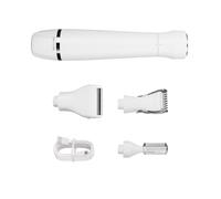 Maquinilla de afeitar eléctrica para mujer, recortadora de bikinis 4 en 1, afeitadora corporal para cabello, cara, cejas, brazos, piernas, axilas, axilas, zona púbica, maquinilla de afeitar eléctrica