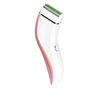 Maquinilla de Afeitar Eléctrica para Mujeres Cuerpo Señoras Afeitadora Impermeable con Base Depiladora Recargable Corporal Recortador de Bikini Depilación Corporal para Piernas Y