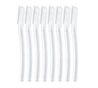 Maquinilla de afeitar facial para mujer, 8 unidades, afeitadora de cejas suave y dermaplaning para depilación facial, depiladora facial precisa para mujer para pelusa de melocotón, juego de depiladora
