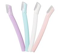 Maquinilla de afeitar para ceja, 4 piezas de afeitadora multiuso, exfoliante, herramienta de corte y afeitado, para cejas y cuidado, para mujeres y hombres, con cubierta