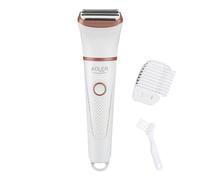 Maquinilla de afeitar para mujer Adler AD 2941 inalámbrica 2 cabezales uso en seco y mojado
