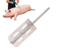 Maquinilla de afeitar para pelo de cerdo - Cortadora manual portátil de acero inoxidable para cerdo | Herramienta para deplicar ganado de matadero, para ganado, taller, carnicero y ganado