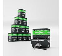 Maquinillas de afeitar desechables Believa Tattoo Raptors, 1000 piezas, negras, de dos hojas, maquinillas de afeitar de un solo uso para estudio y cuidado