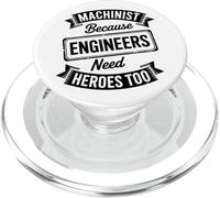 Maquinista Porque Ingenieros CNC Funny Machinist PopSockets PopGrip para MagSafe