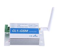 Maqulae Interruptor de Control Remoto gsm, Controlador Inalámbrico para Electrodomésticos con Carcasa de Aleación de Aluminio, Control SMS para Servidor, Enrutador, Lámpara de TV (Enchufe Europeo)