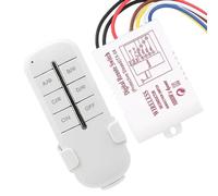 Maqulae Interruptor de Control Remoto Inalámbrico, 220 V, 1000 W, Alcance | Ajuste de Lámpara LED, Iluminación Interior, Señal de Pared de 20 M, Carga de 1000 W, 50/60 Hz, Control de Iluminación,