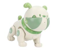Maqulae Juguete Interactivo Inteligente para Perros Robot Grabación de Voz Sensible Al Tacto Control Remoto Repetido Perro Robótico con Tecnología de Inteligencia Artificial Apren (Verde)