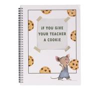 Maqulae Libro de Agradecimiento a los Maestros Si le das a Tu Maestro una Galleta Libro de Manualidades Reflexivo para Maestros con Lindos Patrones y Colores Vivos para Agradecer