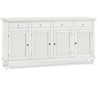 Mar.c.a. Design - Aparador de salón de madera de álamo, estilo clásico, arte pobre, elegante y funcional, mueble fabricado en Italia