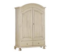 Mar.c.a. Design - Armario clásico de madera de álamo, estilo arte pobre con sombrero de gendarme redondo, mueble de interior elegante fabricado en Italia (diferentes tamaños y colores)