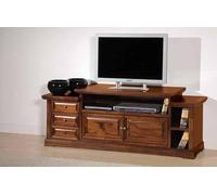 Mar.c.a. Design - Mueble para TV con 2 puertas, 3 cajones y 3 compartimentos de madera de 155 x 45 x 62 cm - Mueble Arte Povera salón Made in Italy