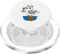 Mar del Norte Mar Báltico Gaviotas Marinas Marineros Ancla Niño Moin PopSockets PopGrip para MagSafe