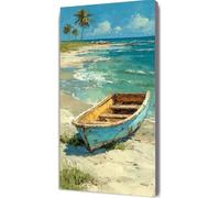 Mar Diamond Painting Adultos, Bote Cuadros de Diamantes, 5D Puzzle Diamantes Cuadros en Punto de Cruz Diamond Art Painting Kit, Hobby Ccreativi Adulti, Decoración Pared Hogar Regalo 100x200cm zp2-6e