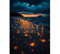 Mar Diamond Painting Adultos Paisaje Diamond Painting Kit Completo Manualidades Adultos, Cristal Kit Punto de Cruz Manualidades Niños 10 Años Pintura Diamante, Para Home Decoration 45x60cm I - 21