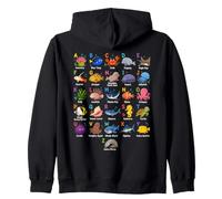 Mar Océano Animales Aprendizaje Alfabeto, Amante Sudadera con Capucha