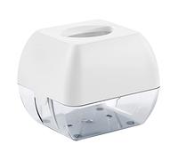Mar Plast A90601 Cube Caresse - Dispensador de baselina, color blanco y transparente, 138 x 149 x 163 mm