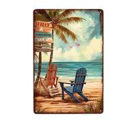 Mar ¡Qué Mundo Tan Maravilloso! Cartel De Chapa Decoración Pared Muestra Placa Divertida Pintura De Hojalata Placa para Cocina Cafetería Baño