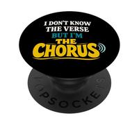 Mar Shanty Náutico Folk Canto Música Marítima Coro Océano PopSockets PopGrip Adhesivo