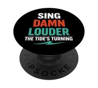 Mar Shanty Náutico Folk Canto Música Marítima Coro Océano PopSockets PopGrip Adhesivo