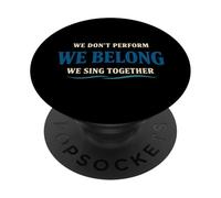 Mar Shanty Náutico Folk Canto Música Marítima Coro Océano PopSockets PopGrip Adhesivo