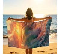 Mar Toalla Playa 150 x 100 Resistente a la Arena Secado rápido Ligero, Toalla Playa Grande 100x150cm Suave Cómodo como Gym Yoga Sauna Toallas Baño Grandes Travel Essentials Olas del mar XTLS-4220