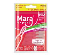 Mara Expert - Cepillos de dientes para los espacios interdentales con sabor a menta, recubiertos de flúor y clorhexidina, aliento fresco, consulte con su dentista