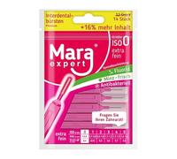 Mara Expert - Cepillos de dientes para los espacios interdentales con sabor a menta, recubiertos de flúor y clorhexidina, aliento fresco, consulte con su dentista