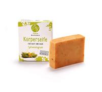 Mara - Jabón corporal con citronela, cosmética natural, vegano, jabón natural, hecho a mano, 90 g