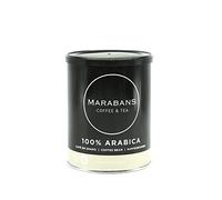 Marabans café 100% Arábica en grano. Bote de 250 gramos. 100% Café Brasil. Tostado Medio