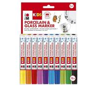 Marabu 0125000000084 Negro, Azul, Verde, Naranja, Rojo, Violeta, Amarillo 10pieza(s) rotulador - Juguete de pintura