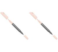 Marabu 01470003029 - Rotulador permanente Graphix en color rosa beige, con doble punta de 1-2 mm y 0,5 mm, colores brillantes, secado rápido, tinta a base de alcohol, olor y resistente al agua