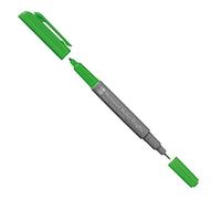 Marabu 01470003154 - Rotulador permanente con punta doble 1-2 mm y 0,5 mm, colores brillantes, tinta de secado rápido, base de alcohol, inodora y resistente al agua, talla única