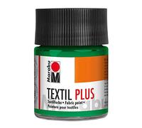 Marabu Textil Plus, Color Verde francés oscuras, Adecuada para Pintura de Telas e impresión de Tela, después de la fijación, Lavable hasta 40 °C, 50 ml (Pack of 1), 50