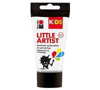 Marabu 03050002070 - KiDS Little Artist, pintura artística para colorear y manualidades, blanca, 75 ml, vegana, seca rápidamente, para niños a partir de 3 años