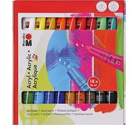 Marabu 121000201 - Pinturas acrílicas Set 18 x 36 ml