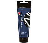 Marabu 12200044953 Artist Acrílico Azul Phthalo 120 ml Pintura acrílica fina de calidad artística a base de agua, consistencia pastosa, altamente pigmentada, muy buen brillo y opacidad