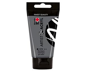 Marabu 122002979 - Artist acrílico, 75 ml, Color Gris Neutro