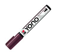 Marabu 12400102285 12400102285-YONO Marker Braun 285 - Rotulador acrílico versátil con punta biselada japonesa, a base de agua, resistente a la luz y al agua, para casi todas las superficies, 0,5-5 mm