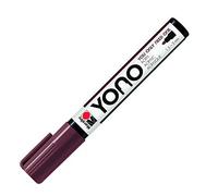 Marabu 12400103285 12400103285-YONO Marker Braun 285 - Rotulador acrílico versátil con punta redonda japonesa, base de agua, resistente a la luz y al agua, para casi todas las superficies, 1,5-3 mm