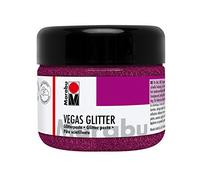 Marabu 12690025533 Efecto Pasta, Glitter de Color Rosa