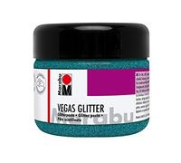 Marabu 12690025598 Efecto Pasta, Glitter de Aqua Azul
