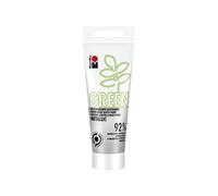 Marabu 14500050220 Green Line-Pintura alquídica (100 ml, a Base de Agua, Mate, luz, Resistente a la Intemperie, 92% de materias primas Naturales), Color Plateado metálico, (Pack of 1) (14500050782)