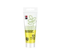 Marabu 14500050220 Green Line-Pintura alquídica (100 ml, a Base de Agua, Mate, luz, Resistente a la Intemperie, 92% de materias primas Naturales), Color Amarillo Solar, 100.00 ml (Pack of 1)