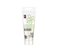 Marabu 14500050220 Green Line-Pintura alquídica (100 ml, a Base de Agua, Mate, Resistente a la luz, Impermeable, 92% de materias primas Naturales), Color Crema, (14500050072)