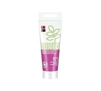 Marabu 14500050220 Green Line-Pintura alquídica (Tono Frambuesa 005, 100 ml, a Base de Agua, Mate, luz, Resistente a la Intemperie, 92% de materias primas Naturales), Color (Pack of 1) (14500050005)