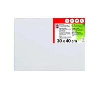 Marabu 16160000000301 - Bastidor con bastidor, aprox. 30 x 40 cm, profundidad del marco: aprox. 1,8 cm, color blanco, con 380 g/m² de algodón, 3 capas, ligeramente absorbente, para acrílicos, aceites,