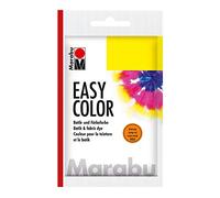 Marabu 17350022023 Easy Color - Pintura para Batik y Manos, algodón, Lino, Seda y Tejidos Mixtos, Lavable a Mano hasta 30 °C, Muy Buena Resistencia a la luz, no se calienta, 25 g, Color Naranja