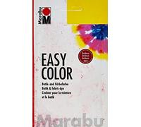 Marabu 17350022034 Easy Color Burdeos, 25 g de Pintura para teñir a Mano, algodón, Lino, Seda y Tejidos Mixtos, Lavable a Mano hasta 30 °C, Muy Buena Resistencia a la luz, no se Cocina